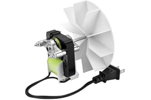 MEGAttA Universal Bathroom Vent Fan Motor Replacement Kit SM550 - Compatible with Nutone Broan 50 CFM 120V 3000 RPM – Replace C01575, 65100, EM550, EM750, and More