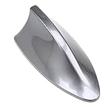 FOLCONROAD Car Auto Shark Fin Roof Aerial Base Radio Signal (Gray)[US Warehouse]