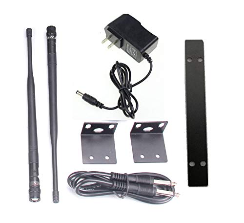 GTD Audio 2x100 Adjustable Frequency Channels UHF Wireless Hand-held Microphone DJ Karaoke Mic System 260H (Hand held mics)