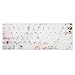 MOSISO Silicone Pattern Keyboard Cover Protective Skin Compatible with MacBook Pro 13 inch 2017 2016 Release A1708 Without Touch Bar & Compatible with MacBook 12 inch A1534, Colorful Marble