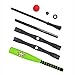 Youper Super Safe Foam T Ball Set for Kids (Ages 3 and up), Baseball Bat Toys (Volt)
