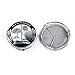 YIKA 4pcs for Mercedes 75mm Hub Cap Cover Car Logo Emblem Wheel Center for Benz A B C CLA CLS G M R S Center Cap Badge（Apple Tree AMG）