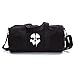 Call of Duty Ghost Skull Logo Army Sport Heavyweight Canvas Duffel Bag in Black & White, Large