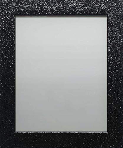 Frame Company Glitter Sparkly Picture Photo Frame, Black, 8x6 inch *Choice of Colours & Sizes*Fitted with Perspex