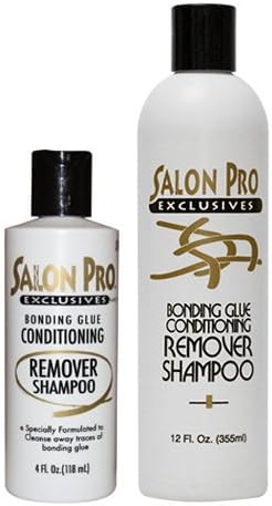 SALON PRO HAIR GLUE ADHESIVE RESIDUE REMOVER SHAMPOO
