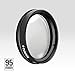 Polaroid Optics 95mm Multi-Coated Circular Polarizer Filter [CPL] For ‘On Location’ Color Saturation, Contrast & Reflection Control– Compatible w/ All Popular Camera Lens Models
