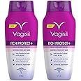 Vagisil Feminine Wash for Intimate Area Hygiene and Itchy, Dry Skin, Itch Protect+ Crème Wash, pH Balanced and Gynecologist Tested, 12oz (Pack of 2)