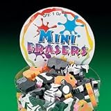 144 Zoo Animal Mini Erasers