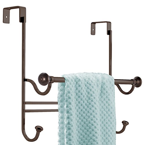 Bar Rack With Hooks - Bronze