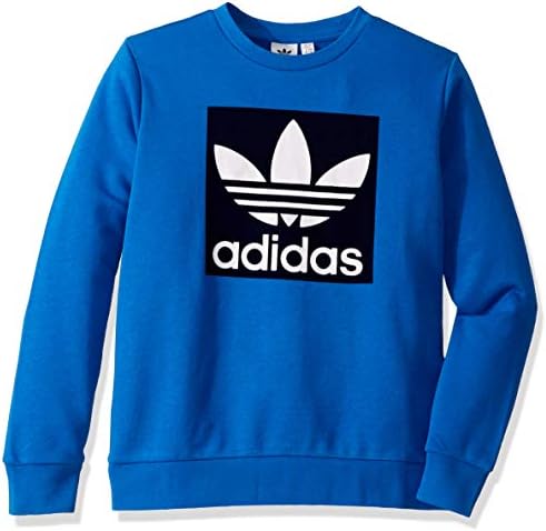 adidas navy crew neck sweatshirt