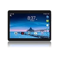 YELLYOUTH Android Tablet 10 inch with Sim Card Slots 4GB RAM 64GB ROM Octa Core 3G Unlocked GSM Phone Tablet PC Built in WiFi Bluetooth GPS (Black)