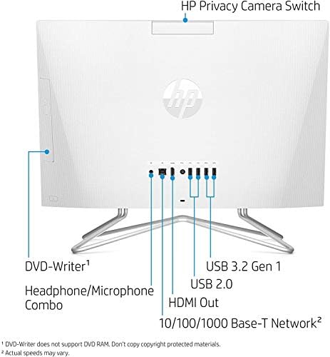 2021 Newest HP 24-inch FHD All-in-One Desktop Computer Dual-Core AMD Athlon Silver 3050U Processor 8GB DDR4 RAM NVMe M.2 256GB SSD DVD WIFI5 BT Web Cam Windows 10 Snow White w/RE USB3.0 Flash Drive 4 2021 Newest HP 24-inch FHD All-in-One Desktop Computer Dual-Core AMD Athlon Silver 3050U Processor 8GB DDR4 RAM NVMe M.2 256GB SSD DVD WIFI5 BT Web Cam Windows 10 Snow White w/RE USB3.0 Flash Drive