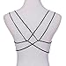 Toraway Underwear, Women Crop Tops Strap Vest Cut Out Shirt Beach Tank (Black)