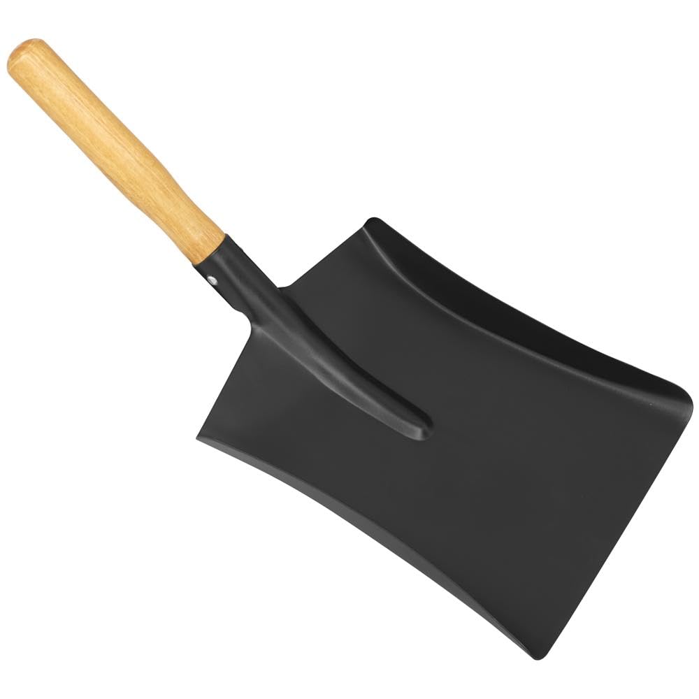 Sealey Coal Shovel with 228mm Wooden Handle, 8" - SS09