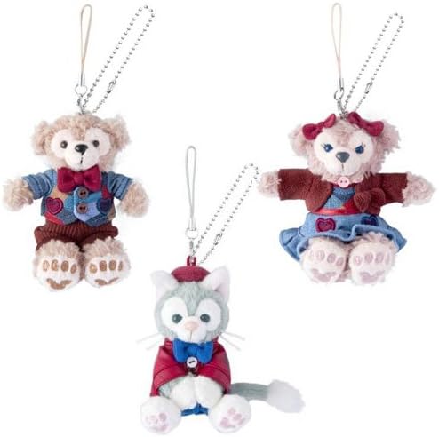 Amazon 東京ディズニーシー スウィート ダッフィー 16 ダッフィー シェリーメイ ジェラトーニ ぬいぐるみストラップ セット アニメ 萌えグッズ 通販