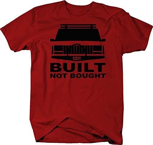 Built Not Bought Jeep Cherokee XJ Lifted Offroad 4x4 Color Tshirt