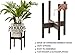 Bronze Wood Plant Stands Mid Century Modern Planter Holder Indoor Outdoor -with Flower Pot Coaster – Adjustable Width 8-12 Inches – Heavy Duty Bamboo -By ZPiratesthumb 4