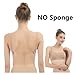 iMucci Professional Beige Clear Back Bra NO Sponge Backless Bra for Ballet Dance