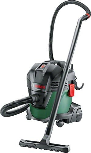 Bosch wet & dry vacuum cleaner UniversalVac 15 (1000 W, 15 l container volume, in Carton Packaging), Green