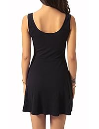 Sviuse - Vestido de verano básico sin mangas para mujer