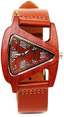 ECVILLA Sandalwood Wooden Quartz Movement Watches