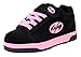 Heelys Dual Up Skate Shoe (Little Kid/Big Kid), Black/Pink, 3 M US Little Kid