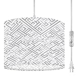 Plug In Pendant Light Seamless vintage Ethnic
