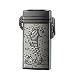 Q&G Lighters Waterproof USB Rechargeable Windproof Flameless arc Cigarette Lighter