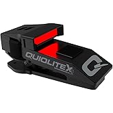 QUIQLITEX2 Tactical Red/White Hands-Free LED Pocket Light, 20-200 Lumens, Aluminum Housing (USB Rechargeable)
