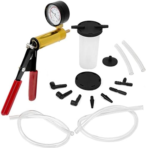 Thegood88 Hand Held Vacuum Pressure Pump Tester Set Brake Fluid Bleeder Bleeding Kit TG0272