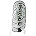 Evelots 6 Pot Lid Organizer for Cabinet Door or Pantry Wall - Closet Door Pots and Pans Lids Holder - Glass or Metal Pan Covers Cabinet Organizer Kitchen Storage - White 6 Tier Lid Rack