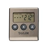 Taylor Precision Products Digital Cooking/Roasting Thermometer with Stainless Steel Housing