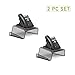 Mind Reader Metal Desktop Phone Stand, 2 Pack, Black