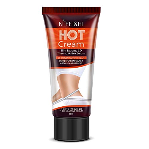 Hot Cream, Premium Cellulite Natural Slimming Firming Cream Skin Tightening Body Fat Burning Massage Gel, Cellulite Treatment Perfect for Shaping Waist Abdomen & Buttocks 60ml Hot Cream, Premium Cellulite Natural Slimming Firming Cream Skin Tightening Body Fat Burning Massage Gel, Cellulite Treatment Perfect for Shaping Waist Abdomen & Buttocks 60ml