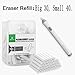 Electric Eraser Replacement Refill 1 BOXED, 2.3mm 40 PCS-5mm 30 PCS Rubber Refills,Suitable for most electric erasers on the market