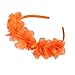 Candygirl Flower Crown Headbands for Women Girls Floral Hairband Wedding Festival Parties Hair Accessories Pack of 9 (bright colors)