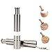 CoZroom Spring Action Salt and Pepper Mills/Grinders, Stainless Steel
