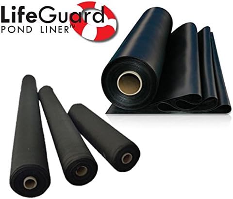 LifeGuard Pond Liner 10 ft. x 50 ft. 60 Mil EPDM Rubber and Underlayment Combo - CLGUG10X50-60