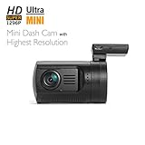Dashboard Camera, SplashETech Mini 0806 Dash Cam *World's Smallest Dash Camera W/ Screen* Amba A7LA50 + OV4689, HDR, Full HD 1296P, Car Recorder, Dvr Car Camera with GPS Logger + MLC TF Card