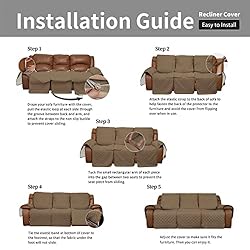 Easy-Going Recliner Sofa Cover, Reversible Couch