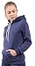 ZG&DD Women's Basic Soft Brushed Fleece Long Sleeve Pocket Pullover Hoodies Sweatshirts