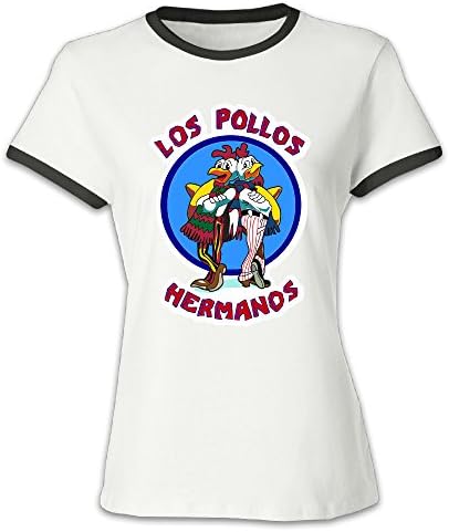 Women's Los Pollos Hermanos - Breaking Bad Color Block Tshirt Black