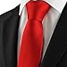 KissTies Solid Satin Tie Pure Color Necktie Mens Ties + Gift Box