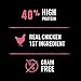 CRAVE Grain Free Indoor Adult High Protein Natural Dry Cat Food with Protein from Chicken & Salmon, 4 lb. Bag