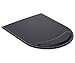 KINGFOM Leather Gaming Mouse Pad/Mat with Wrist Rest Support, Non Slip Mousepad - Large (Black)