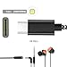 VIMVIP USB C to 3.5mm Adapter, Aux Audio Type C to 3.5mm Headphone Extension Braid Cable with Hi-Fi/DAC Chip [Calling & Volume Control]