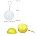 Rain Poncho,Disposable Emergency Raincoats Outdoor colorful Set of 4 Pieces Portable Hook Poncho Ball (All code)