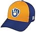 Milwaukee Brewers Adult Cooperstown Throwback Retro Officially Licensed MLB Adjustable Velcro Baseball Hat Ball Cap