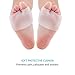 Auqi Gel Bunion Pads Forefoot Cushion,Half Toe Sleeve Metatarsal Pads for Pain Relief -1Pair