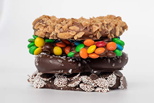 'Cravings by Zoe' Belgian Chocolate Covered Pretzels - An Assortment of Milk and Dark Chocolate - The Unmatched Chocolate Experience | Special Gift for All Occasions (Milk and Dark Chocolate)